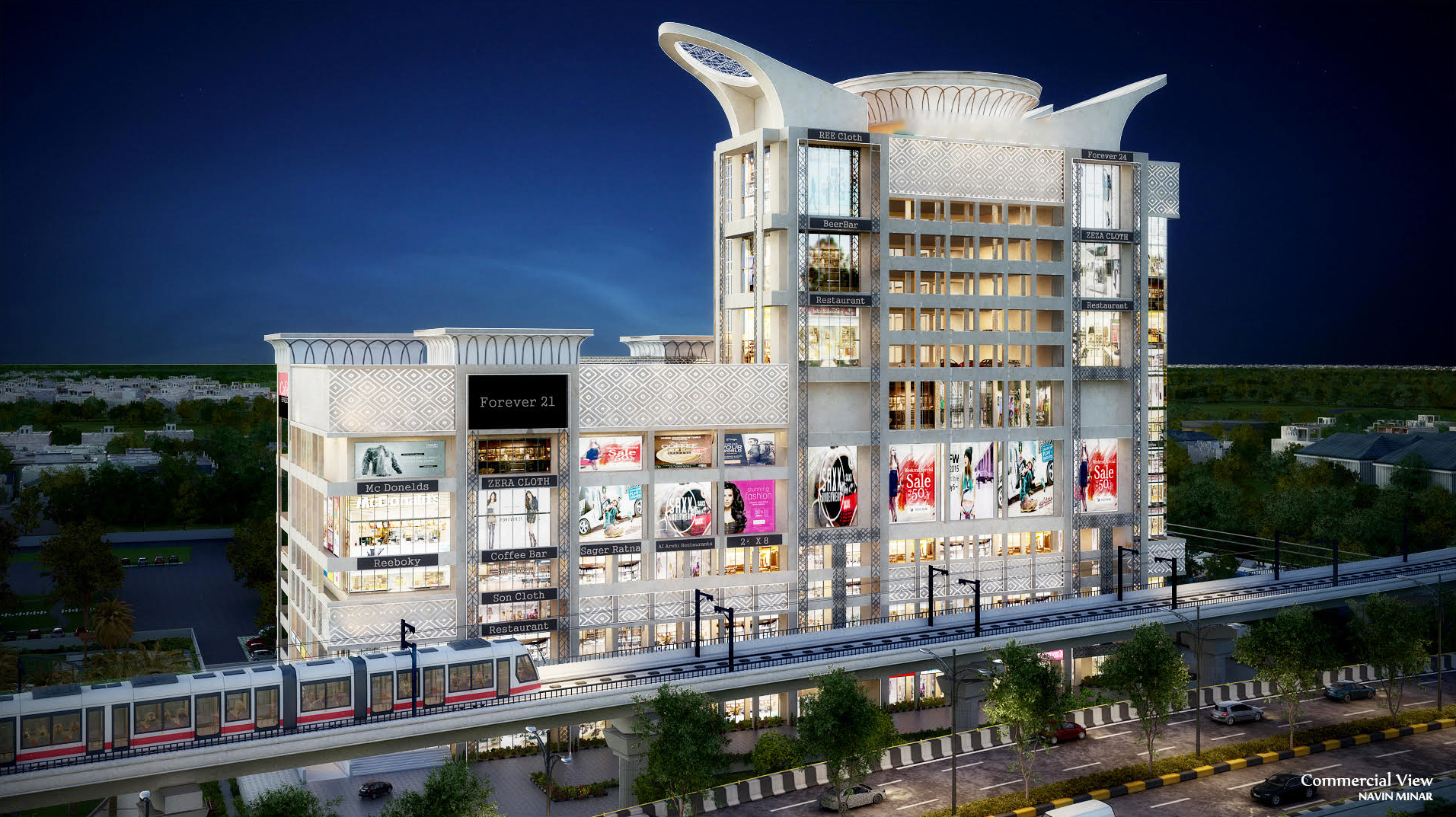 9-screen multiplex theatres at The Delhi Mall